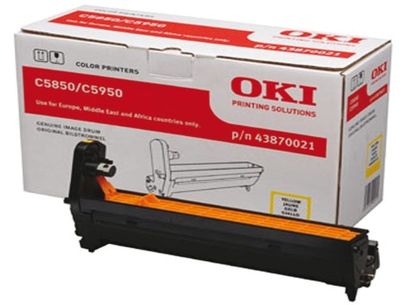 OKI C58505950 Drum 20000Pg Yellow for OKI MC560dn MC560n C5850dn 5850n 5950cdtn 5950dn 5950dtn 5950n 5950dtn 5950n