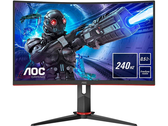 AOC C27G2ZU/B Curved Gaming Monitor (27'' - 0.5 ms - 240 Hz - FreeSync Premium)