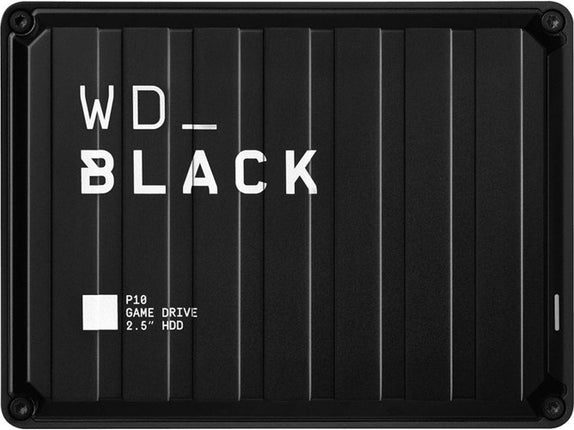 WESTERN DIGITAL P10 Game Drive 4TB External HDD (Black - 4 TB - USB 3.2)