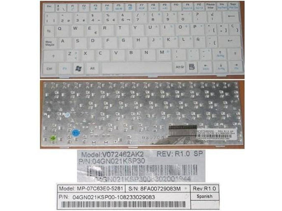 Keyboard for Asus Eee Pc 700 701 900 901