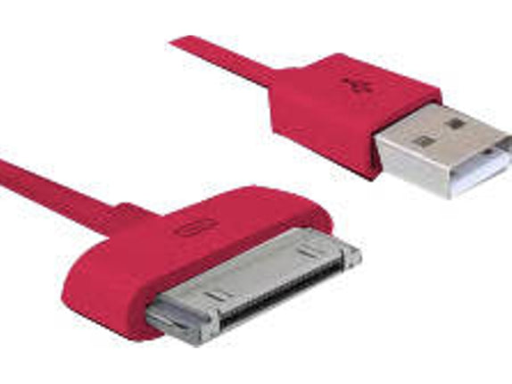 PHOENIX TECHNOLOGIES 3m USBApple iPhone 4iPodiPad Interface Adapter Magenta