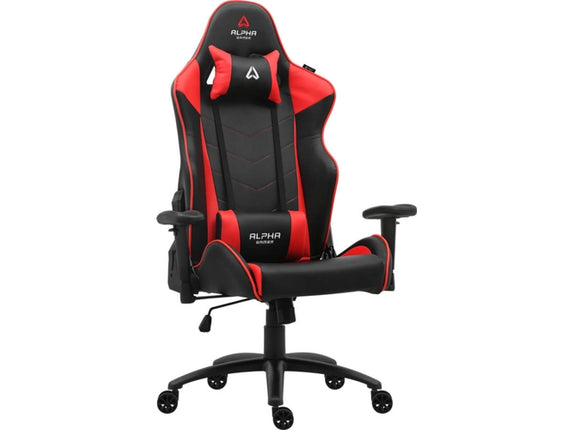 Gaming Chair ALPHA GAMER Scorpius (Up to 125 kg - Lift Class 4 - Red)