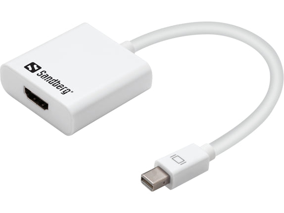 HDMI Mini DisplayPort Cable SANDBERG 1.22.0 4K60 White