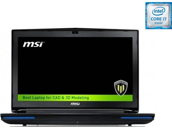 Workstation Laptop 15.6'' MSI WS63 7RK-408ES (Open Case - i7 - RAM: 16 GB - Hard Disk: 1 TB HDD 512 GB SSD)