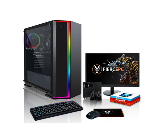 Gaming Pack FIERCE Fortnite 1001833 Desktop Gaming Monitor 24 Speakers 2.1