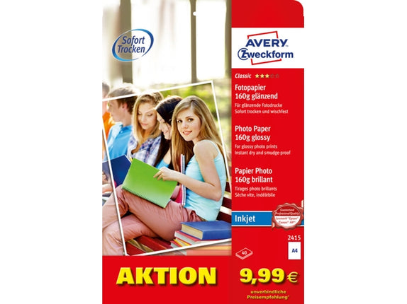 Photographic Paper AVERY ZWECKFORM 2415