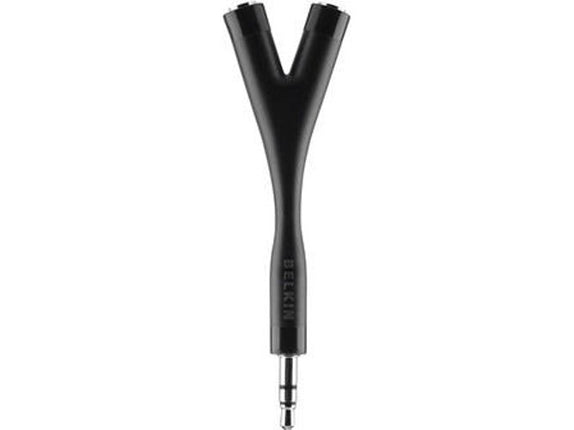 Interface adapter BELKIN AV10093BT 2x3.5mm 1x3.5mm Black