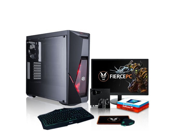 Pack Gaming FIERCE Python 884593 Desktop Gaming Monitor 24 Speakers 2.1