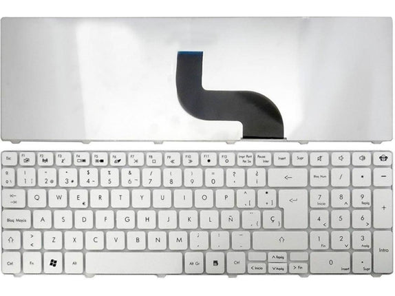 Keyboard for Packard Bell Tk11 Tk85 Tm85 Tm86 White