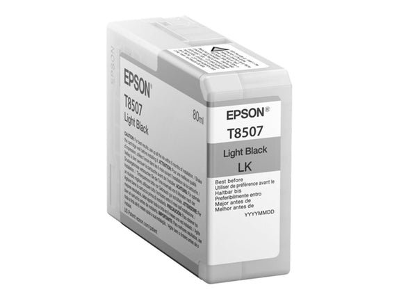 Genuine EPSON Ink Cartridge T8507 Light Black