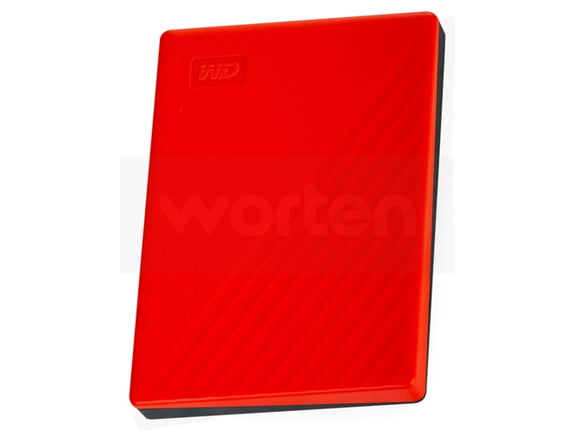 WESTERN DIGITAL My Passport Worldwide External HDD (Red - 2 TB - USB 3.0)