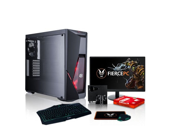 Pack Gaming FIERCE Python 884024 Desktop Gaming Monitor 24 Speakers 2.1