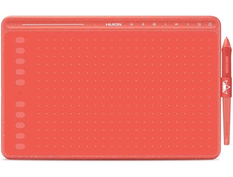 HUION HS611 Graphic Tablet (Red - 258.4 x 161.5 mm)