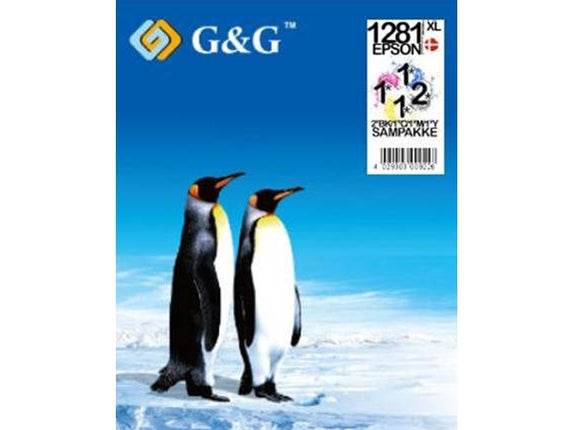GG GG 2P1281 Ink Cartridge Black Cyan Magenta Yellow Multipack 5 pieces