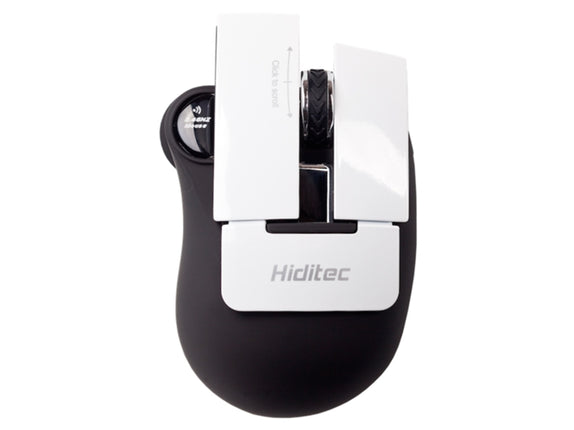 HIDITEC Wireless Optical Piano Mouse Black