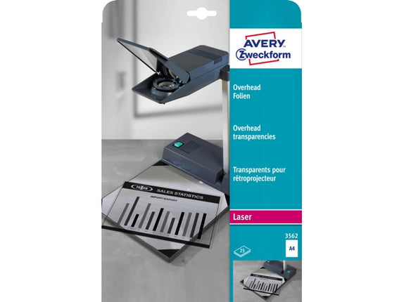Photo Paper AVERY Transparant A4 25 Sheets