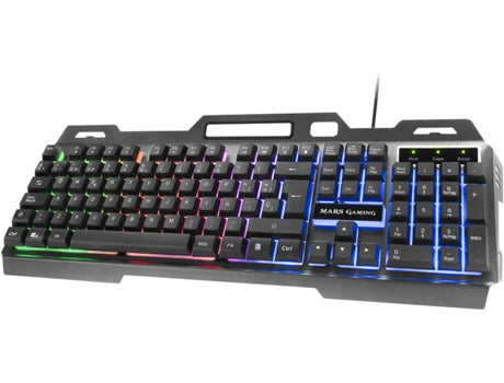 MARS GAMING MK120FR Gaming Keyboard (French Layout - Black and Grey)