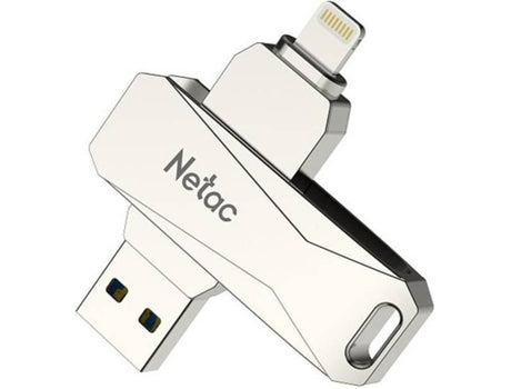 NETAC U652 Flash Drive (64GB - USB 3.0 and Lightning)