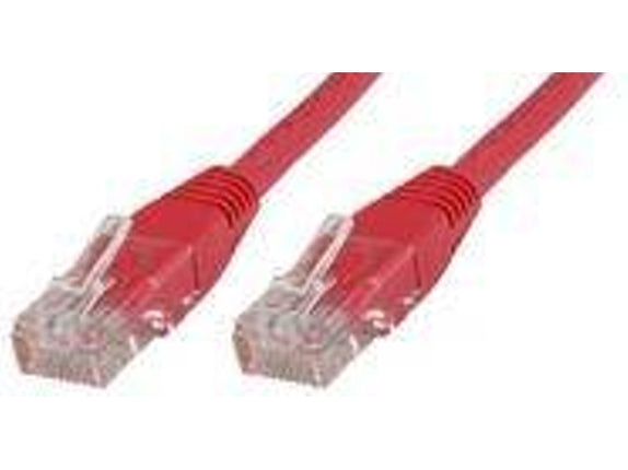 MICROCONNECT RJ45 Network Cable 2 m Red