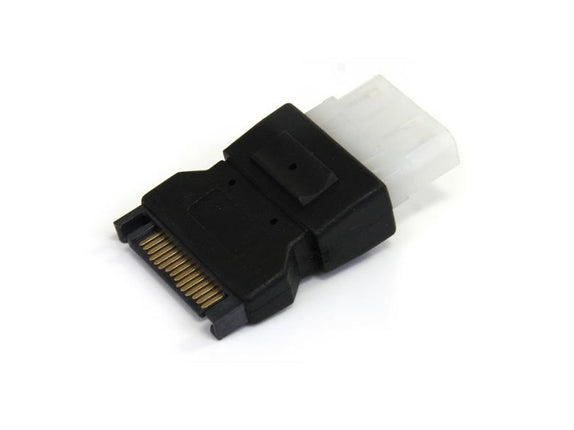 Adapter Cable STARTECH.COM LP4SATAFM SATA 15pin LP4 4pin Black
