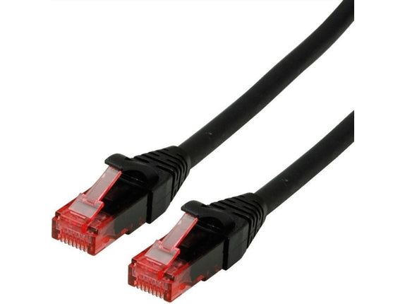 ROLINE RJ45 Network Cable 30 cm Black