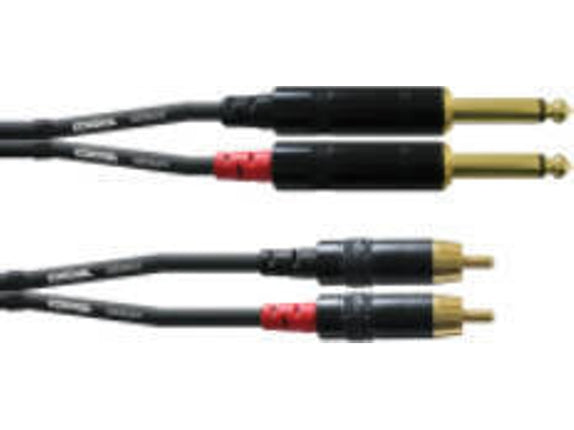 Adapter CORDIAL CFU 3 PC Jack 6.3mm Black