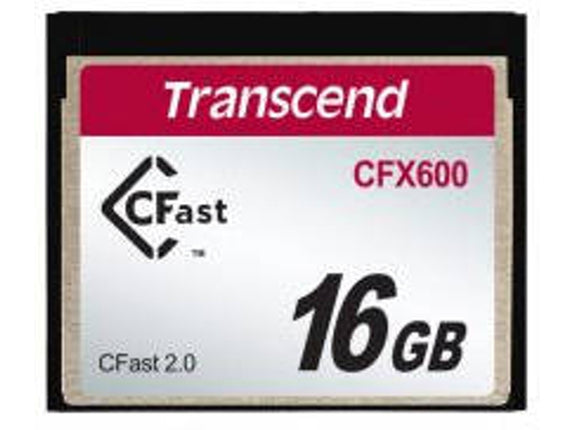 TRANSCEND 16GB CFX600 CFast 2.0 Memory Card CFX600 CFast 2.0