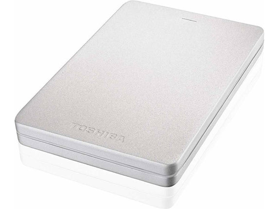 TOSHIBA Canvio Alu External HDD (Silver - 1 TB - USB 3.0)
