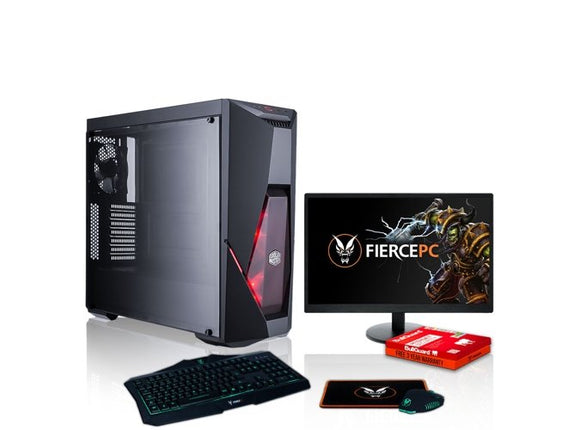 Pack Gaming FIERCE Python 884163 Desktop Gaming Monitor 24