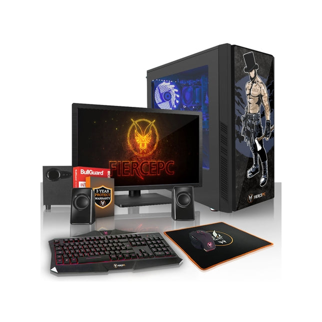 Pack Gaming FIERCE Zombie 886454 Desktop Gaming Monitor 24 Speakers 2.1