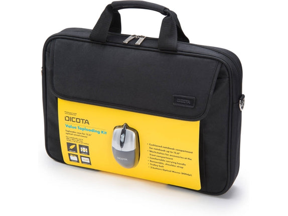 DICOTA Value Toploading Case Universal Kit 15.6 Black