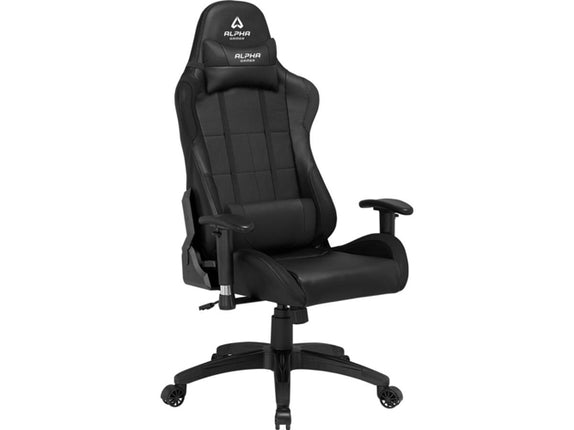 Gaming Chair ALPHA GAMER Vega (Up to 150 kg - Gas Lift Class 4 - Black)