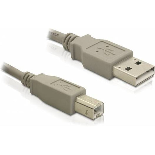 USB cable DELOCK USB AUSB B 3 m MaleMale Grey