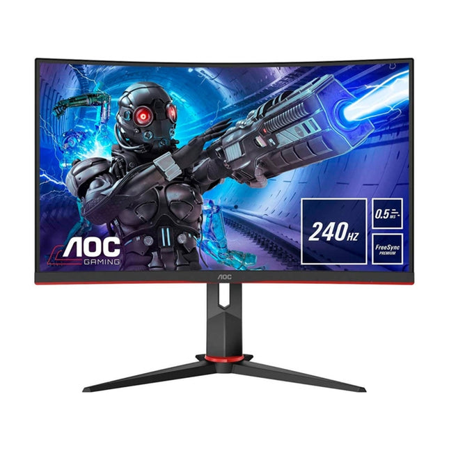 AOC C27G2ZU/B Curved Gaming Monitor (27'' - 0.5 ms - 240 Hz - FreeSync Premium)