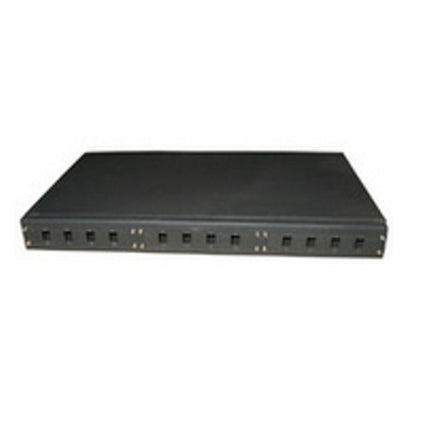 MICROCONNECT FIBPANEL12 Fiber Optic Adapter FIBPANEL12 Black