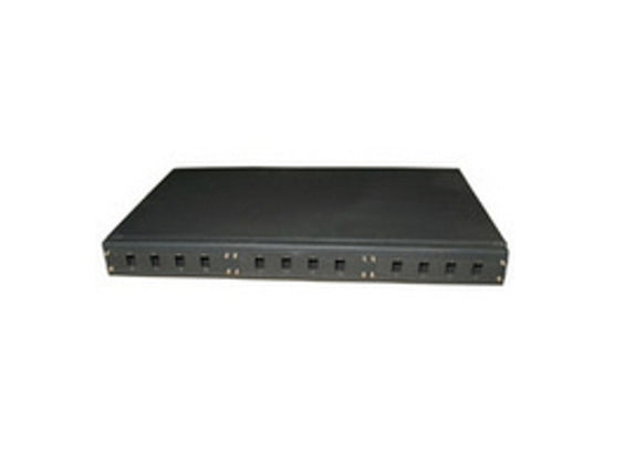 MICROCONNECT FIBPANEL12 Fiber Optic Adapter FIBPANEL12 Black