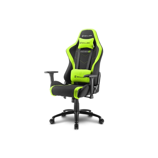 SHARKOON Skiller SGS2 Gaming Chair (Class 4 Gas Lift - Black and Green)