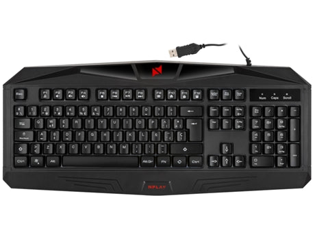Gaming Keyboard NPLAY Control 3.0 (Membrane - English - Black)