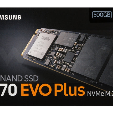 SAMSUNG 970 EVO Plus Internal SSD (500 GB - NVMe M.2 - 3,300 MB/s)