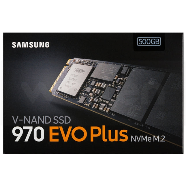 SAMSUNG 970 EVO Plus Internal SSD (500 GB - NVMe M.2 - 3,300 MB/s)