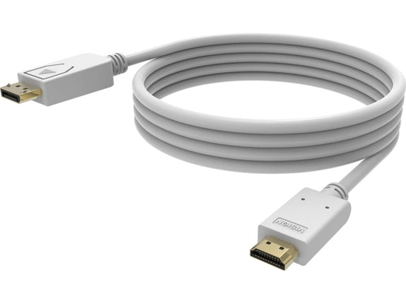 Adapter VISION TC 2MDPHDMI4K HDMIDisplayPort 2m White