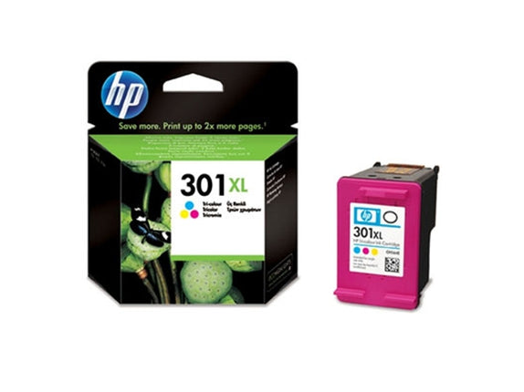 Original HP 301XL Tri-color Ink Cartridge CH564EE