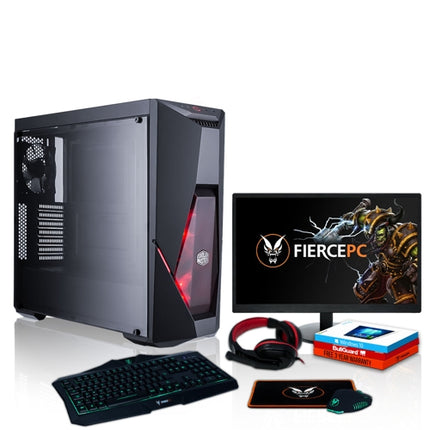 Pack Gaming FIERCE Python 884329 Desktop Gaming Monitor 24 HeadSet Gaming