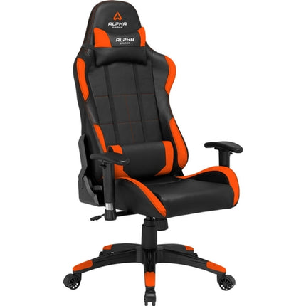 Gaming Chair ALPHA GAMER Vega (Up to 150 kg - Gas Lift Class 4 - Black and Orange)
