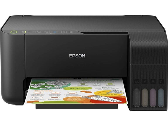 Multifunction Printer EPSON Eco Tank ET-2710 - C11CG86403 (Wi-Fi - Mobile Connection - Inkjet)