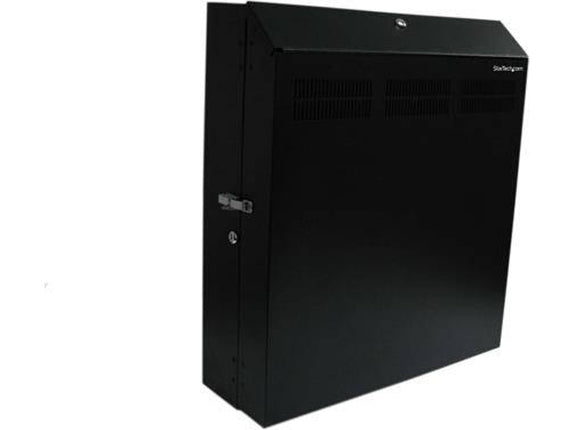 STARTECH. COM Vertical Steel Wall Rack 4U 19in Inch Vertical Wall Mount Equipment Rack