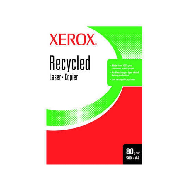 XEROX Recycled Paper A4 Inkjet Printer Paper, White