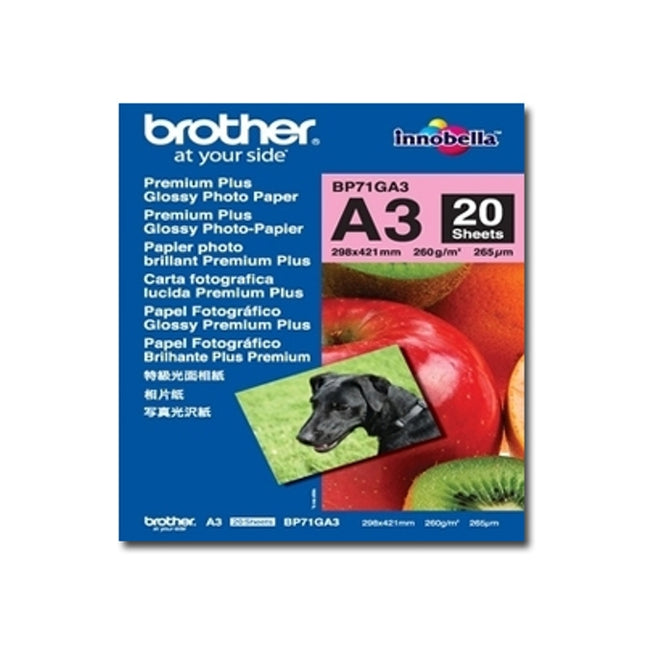 BROTHER GLOSSY A3 Paper P6490CWBP71GA3