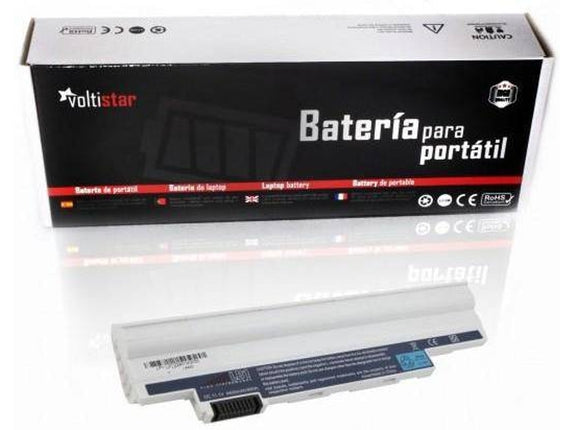 Battery VOLTISTAR White for Emachines 355 Gateway Lt23 Lt25 Lt27 Acer Aspire One D260 D260E