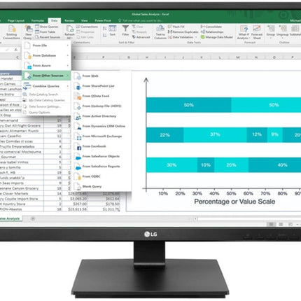 Monitor LG 27BK550Y-B (27'' - Full HD - LED)